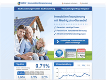 Tablet Screenshot of immobilienfinanzierung.de