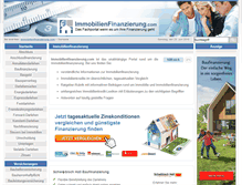 Tablet Screenshot of immobilienfinanzierung.com